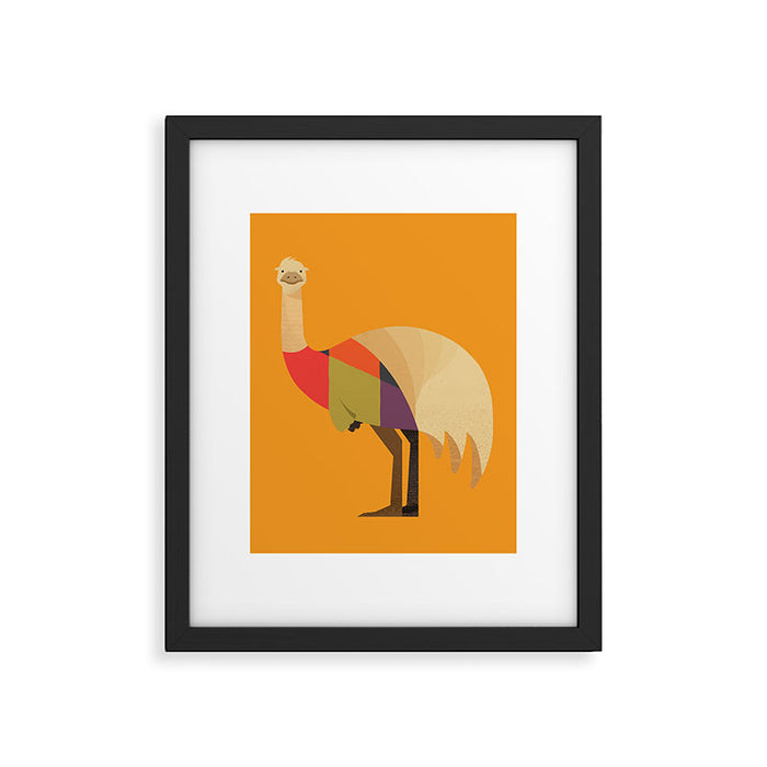 Emu Framed Art Print Gallery Image 1