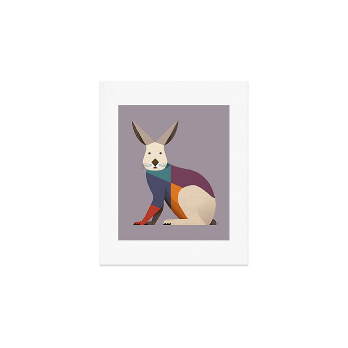 European Hare Art Print Gallery Image 1