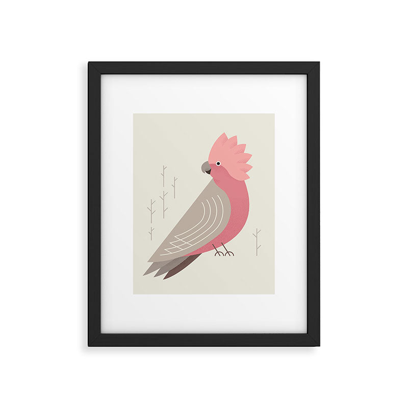 Galah, Bird of Australia Framed Art Print Gallery Image 6