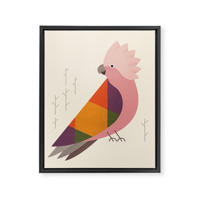 Galah Framed Canvas Print Gallery Image 1