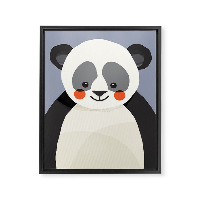 Giant Panda, Animal Portrait Framed Canvas Print Gallery Image 1