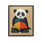 Giant Panda Framed Canvas Print Gallery Image 8