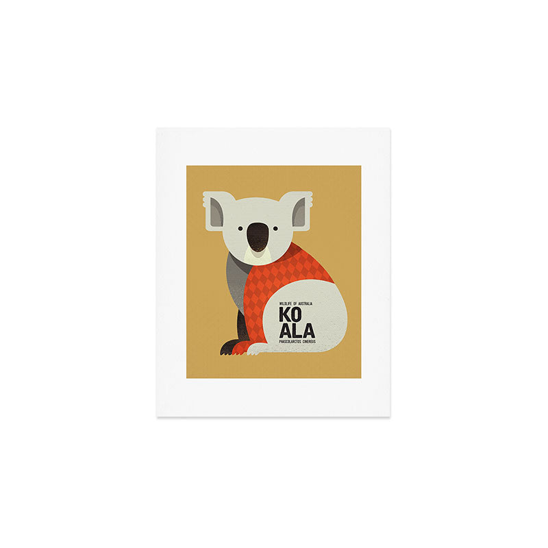 Hello Koala Art Print Gallery Image 1