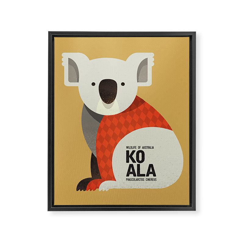 Hello Koala Framed Canvas Print Gallery Image 8