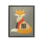 Hello Red Fox Framed Canvas Print Gallery Image 8