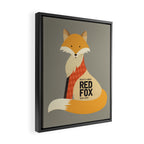 Hello Red Fox Framed Canvas Print Gallery Image 2