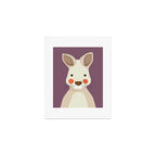 Kangaroo, Animal Portrait Art Print Gallery Image 1