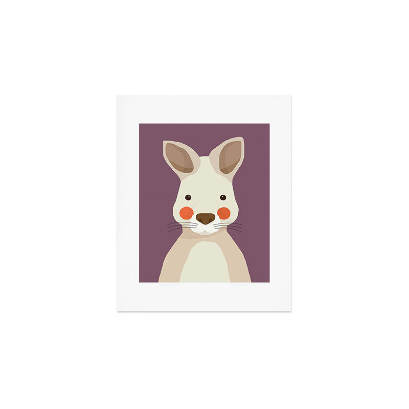 Kangaroo, Animal Portrait Art Print Gallery Image 1
