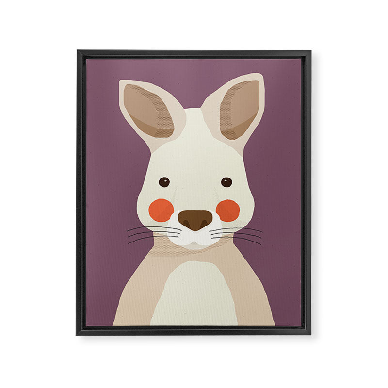 Kangaroo, Animal Portrait Framed Canvas Print Gallery Image 8