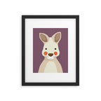 Kangaroo, Animal Portrait Framed Art Print Gallery Image 6