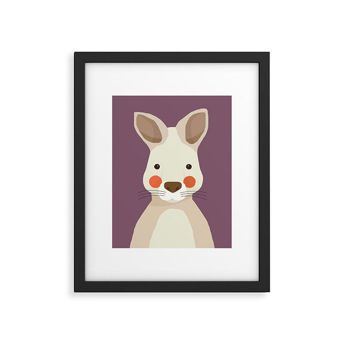 Kangaroo, Animal Portrait Framed Art Print Gallery Image 1