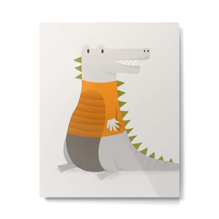Kiddie Kangaroo Metal Print Gallery Image 1