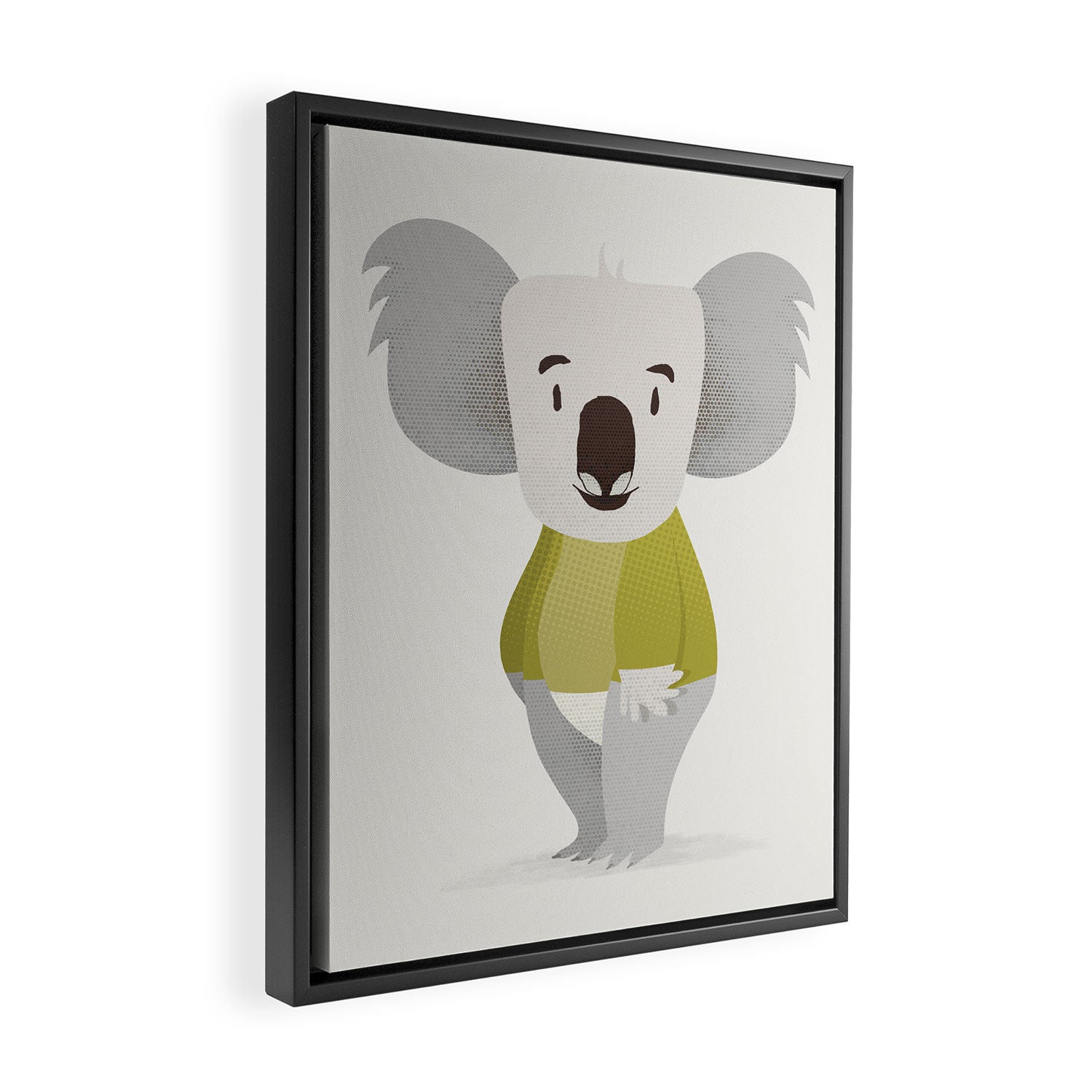 Kiddie Koala Framed Canvas Print Gallery Image 2