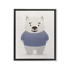 Kiddie Wombat Framed Canvas Print Gallery Image 8