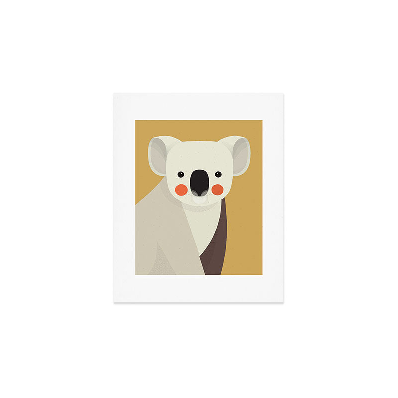 Koala, Animal Portrait Art Print Gallery Image 1