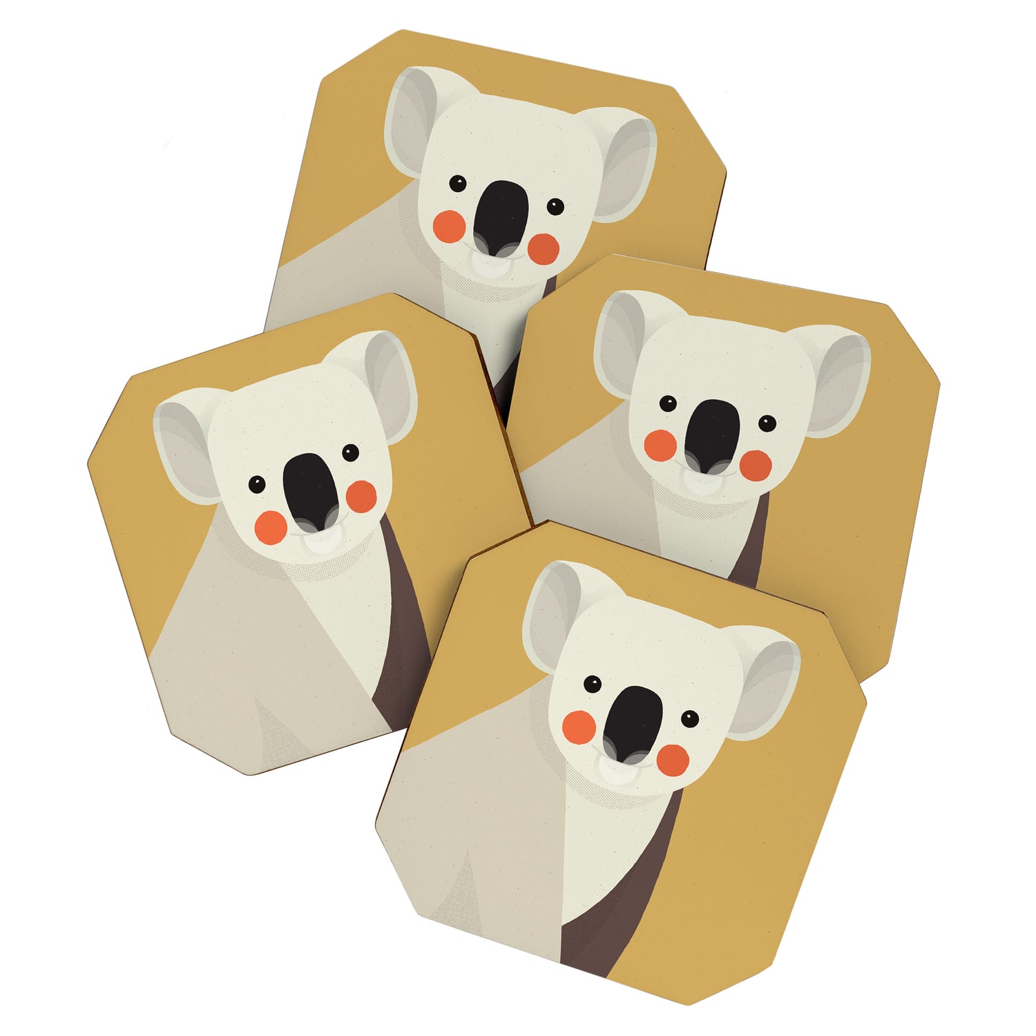 Koala, Animal Portrait Coaster Gallery Image 1