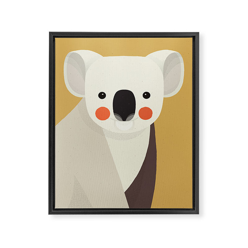 Koala, Animal Portrait Framed Canvas Print Gallery Image 8