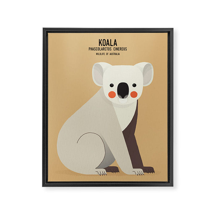 Koala, Wildlife of Australia Framed Canvas Print Gallery Image 1