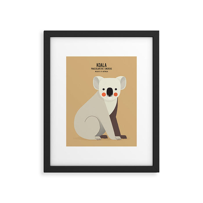 Koala, Wildlife of Australia Framed Art Print Gallery Image 1