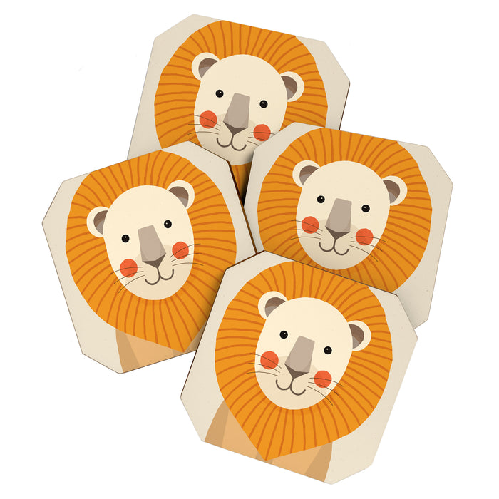 Lion, Animal Portrait Coaster Gallery Image 1