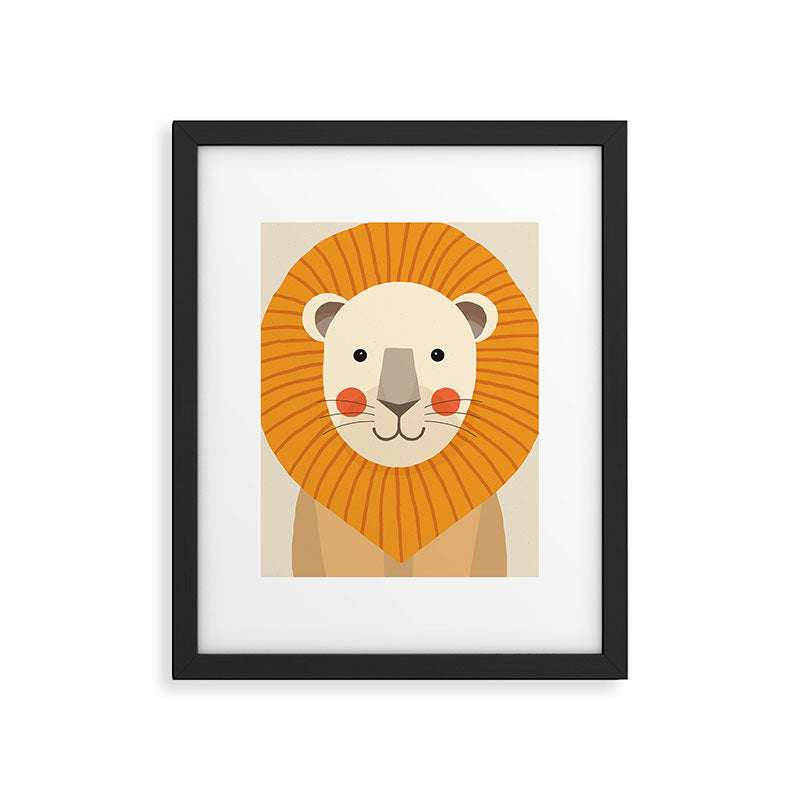 Lion, Animal Portrait Framed Art Print Gallery Image 6