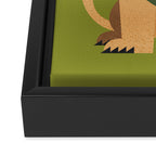 Lion Framed Canvas Print Gallery Image 3