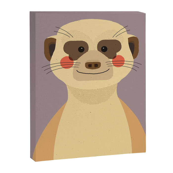 Meerkat, Animal Portrait Canvas Print Gallery Image 1