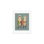 Meerkats Art Print Gallery Image 1