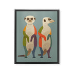 Meerkats Framed Canvas Print Gallery Image 8
