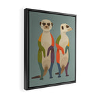 Meerkats Framed Canvas Print Gallery Image 2