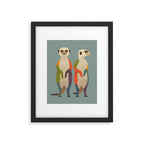 Meerkats Framed Art Print Gallery Image 6