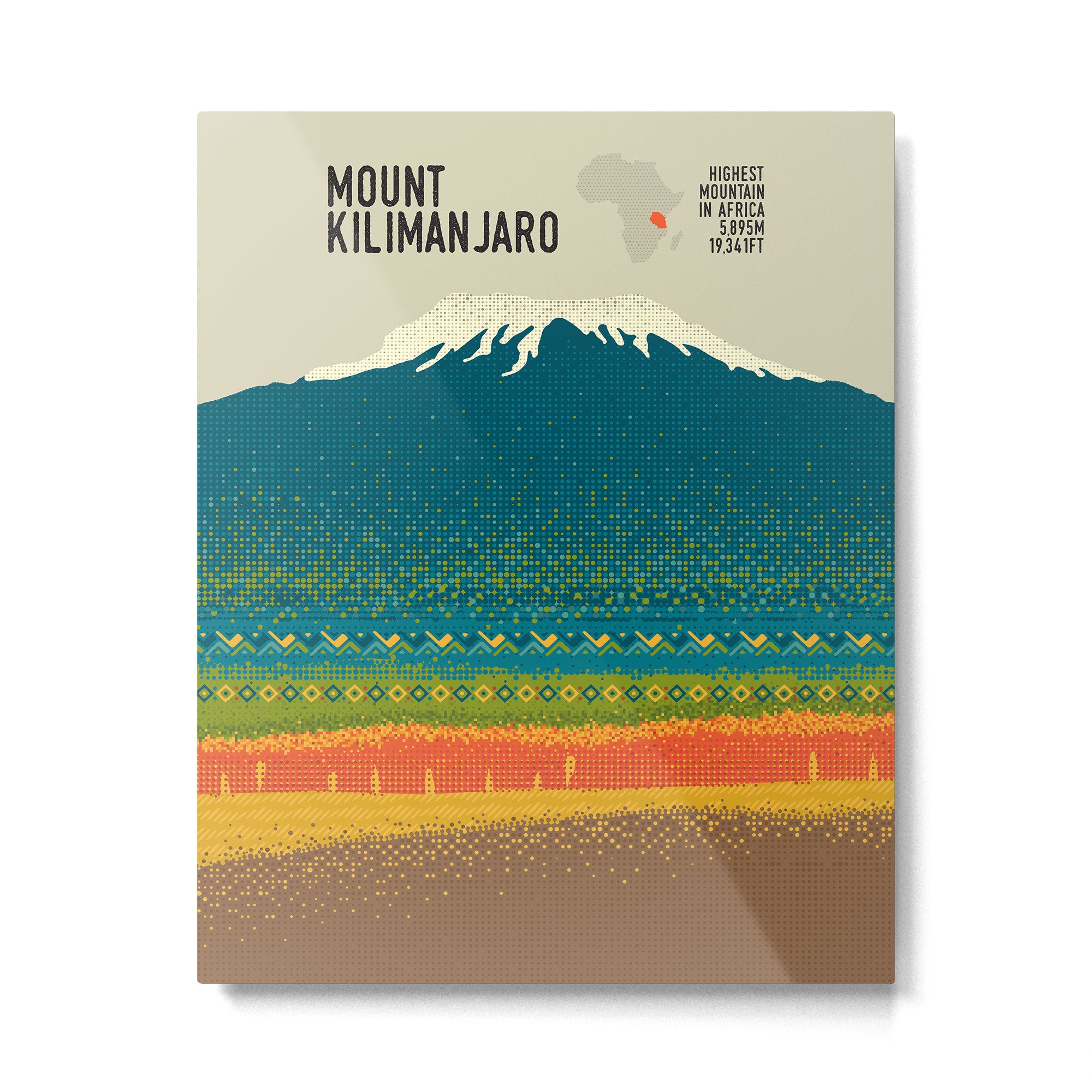 Mount Kilimanjaro Metal Print Gallery Image 6