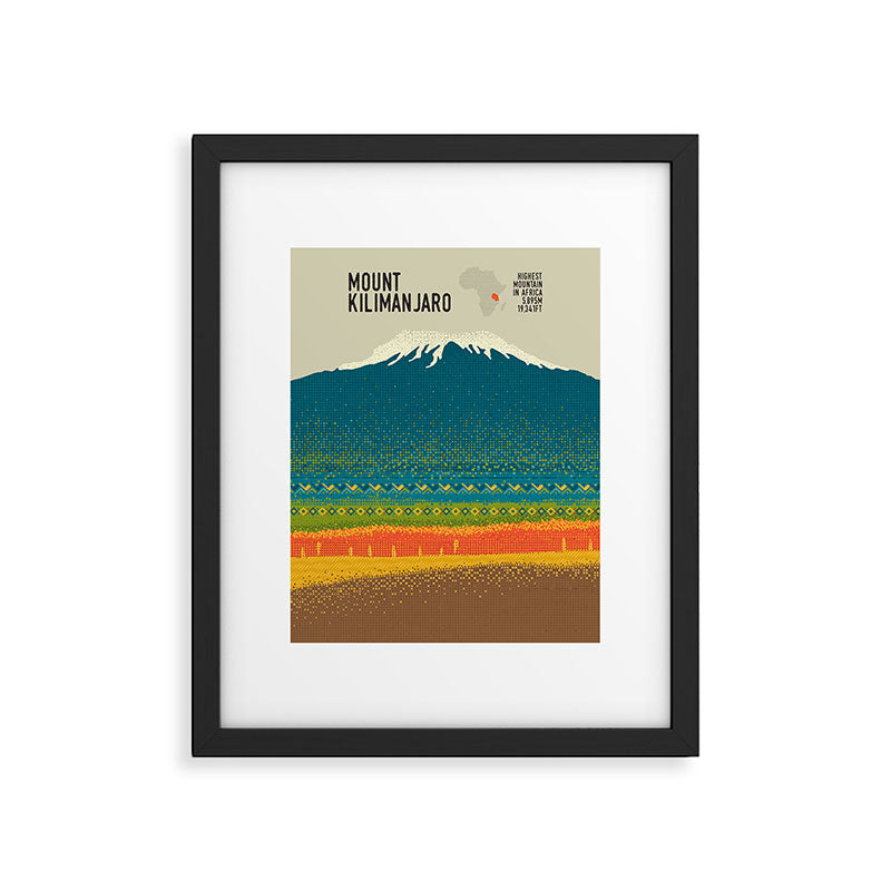 Mount Kilimanjaro Framed Art Print Gallery Image 6