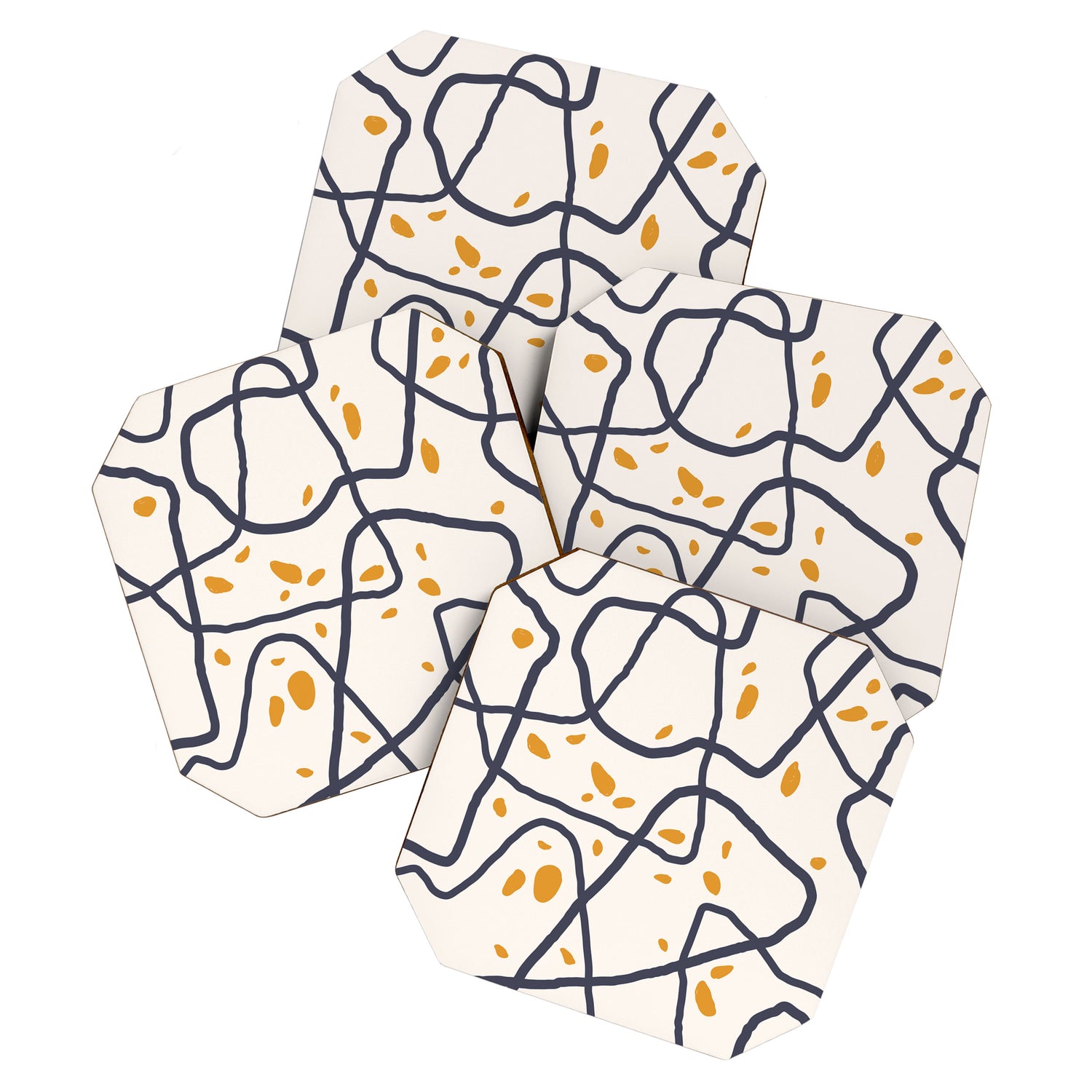 Mountain Contour I Coaster Gallery Image 1