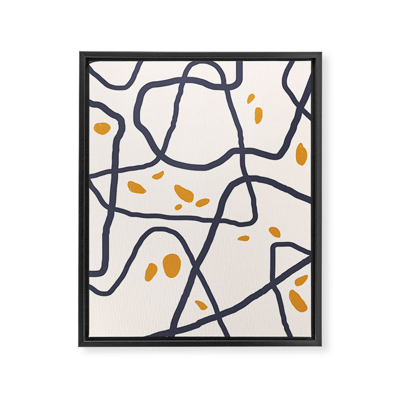 Mountain Contour I Framed Canvas Print Gallery Image 8