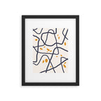 Mountain Contour I Framed Art Print Gallery Image 6