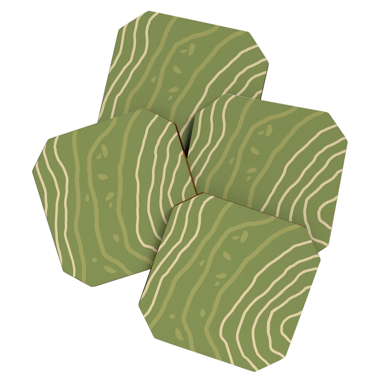 Mountain Contour III Coaster Gallery Image 1