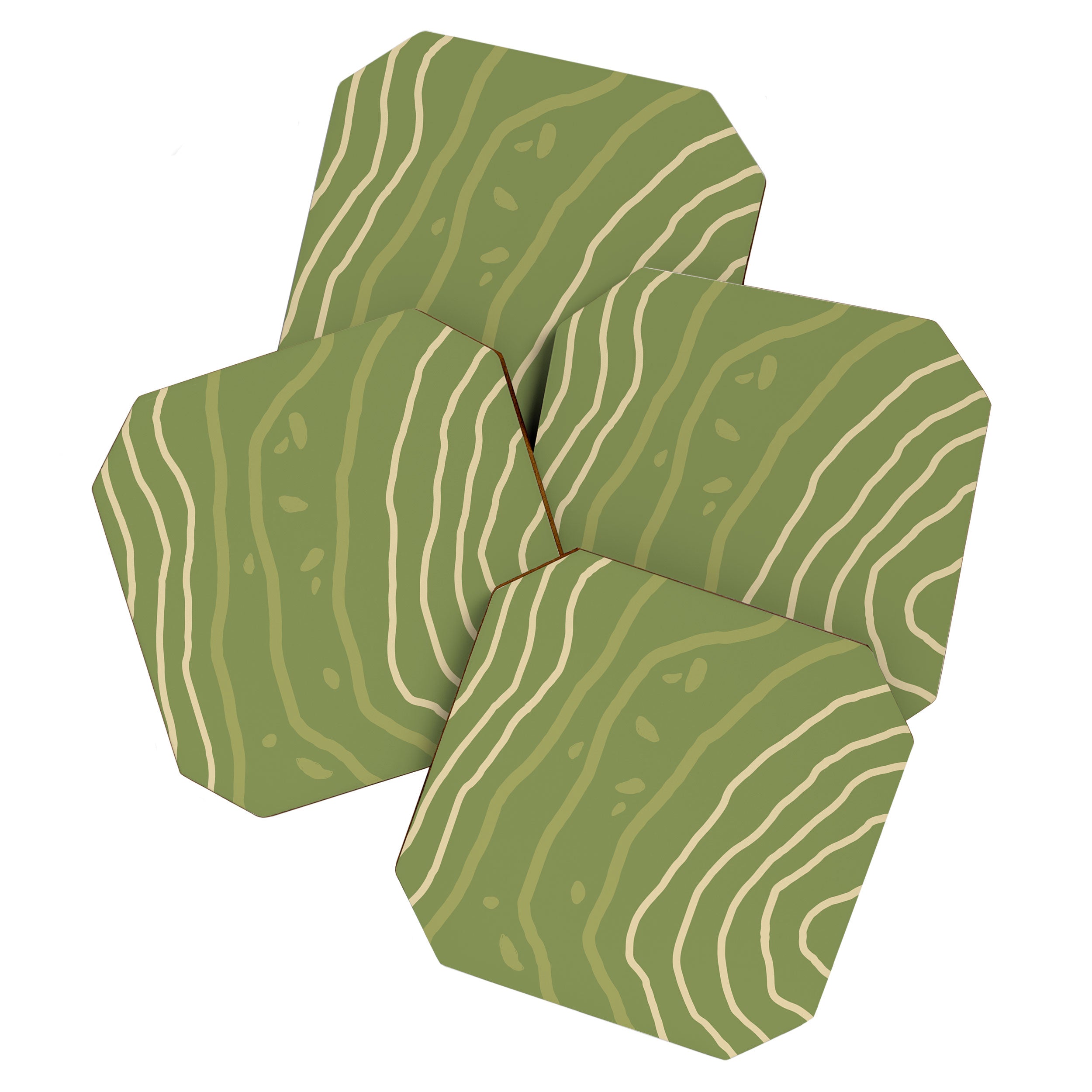 Mountain Contour III Coaster Gallery Image 1