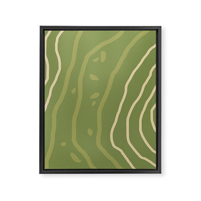 Mountain Contour III Framed Canvas Print Gallery Image 1
