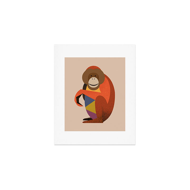 Orangutan Art Print Gallery Image 1