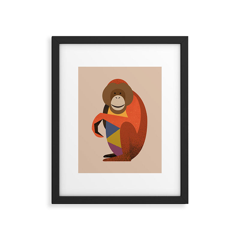 Orangutan Framed Art Print Gallery Image 6
