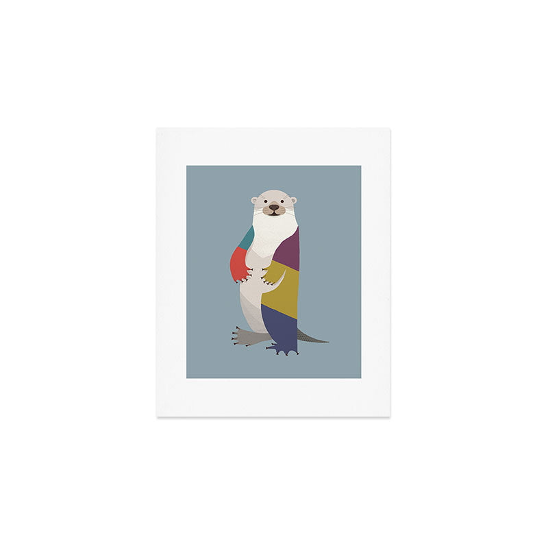 Otter Art Print Gallery Image 1