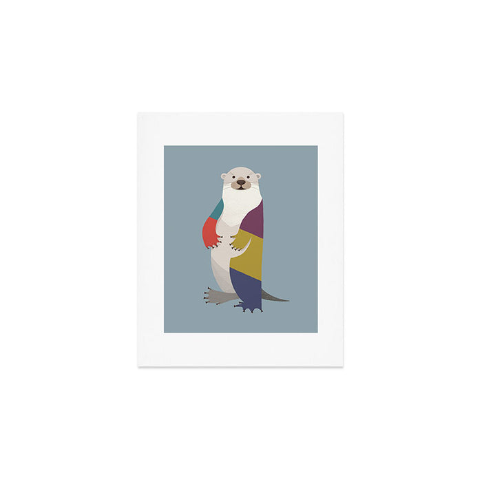 Otter Art Print Gallery Image 1