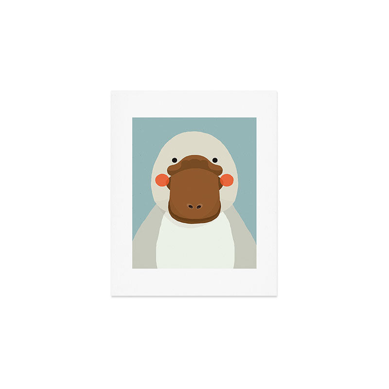 Platypus, Animal Portrait Art Print Gallery Image 1