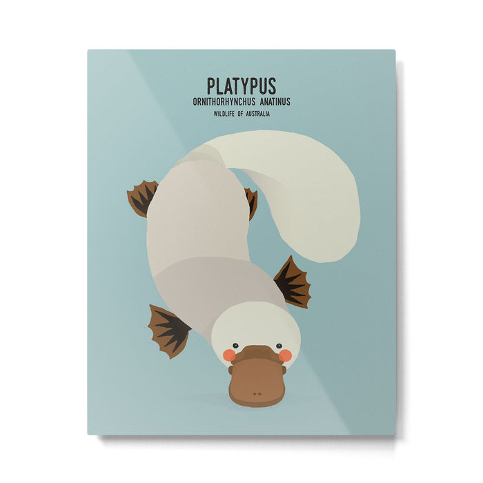 Platypus, Wildlife of Australia Metal Print Gallery Image 1