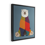 Polar Bear Framed Canvas Print Gallery Image 2