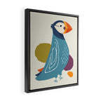Quirky Atlantic Puffin Framed Canvas Print Gallery Image 2