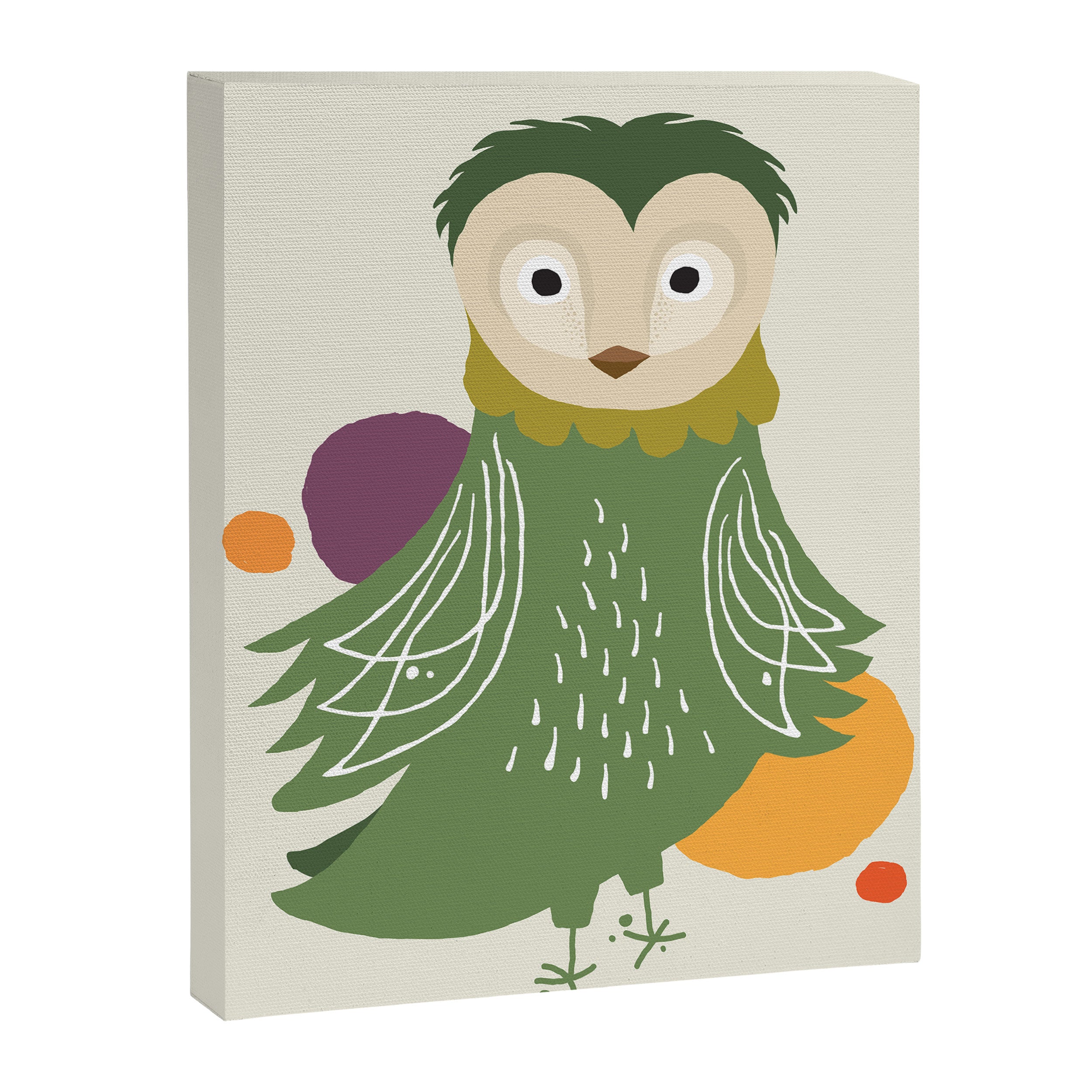 Quirky Barn Owl Canvas Print Gallery Image 8