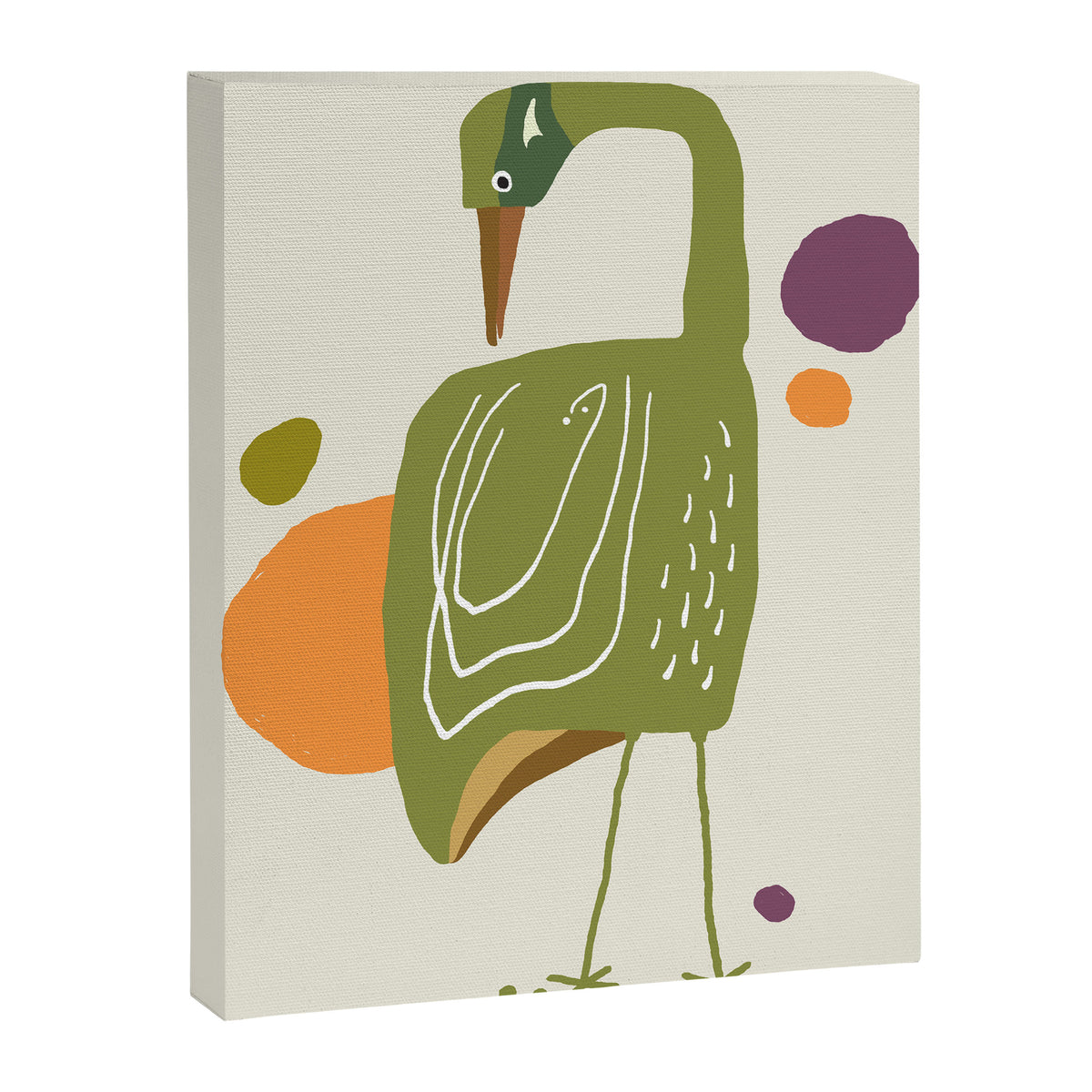 Quirky Brolga Canvas Print Gallery Image 8