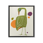 Quirky Brolga Framed Canvas Print Gallery Image 8